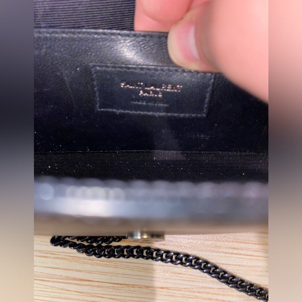 YSL Saint Laurent Pebbled Leather Purse - Picture 13 of 14